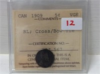 Rare 1090 Rl Cross/bow Tie (iccs) Canadian