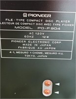 L - PIONEER DISC PLAYER W/ REMOTE (D84)