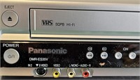 PANASONIC VHS PLAYER & JVS SOUND SYSTEM RECEIVER