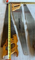 L - MIXED LOT OF HAND SAWS (B5)