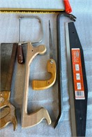 L - MIXED LOT OF HAND SAWS (B5)