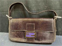 leather style handbag