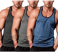 NEW $40 (L) 3 Pack Gym Tank Tops