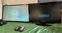 L - TV RECEIVERS, DVD PLAYER,REMOTES, STAND (D101)