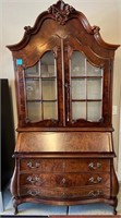 L - DROP FRONT WRITING DESK W/ HUTCH (ITALY)