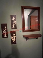 Wall decor - 3 sm. Pictures, mirror, &