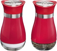 NEW Salt and Pepper Shakers (2-Pc. Set), Red