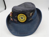 American Legion Auxiliary hat w/pins.