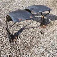 Pair of Front Fenders Off MF 3070 4x4 Tractor