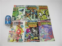 6 comics book, Spider-Man, Green Lantern