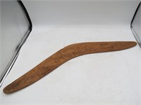 Vintage wood boomerang.
