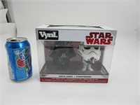 2 figurines Star Wars VYNL, Darth Vader +
