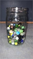 Ball jar w Marbles