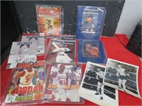 Sports magazines. Becketts, trading cards.