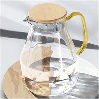 NEW $32 Glass Pitcher with Lid [68 oz]