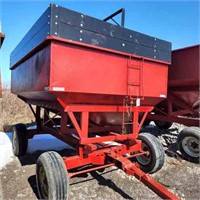 Red Gravity Wagon with Extensions.
