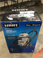 Hart 8gallon stainless steel wet/dry vac