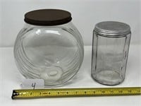 2 Kitchen Cabinet Storage Jars