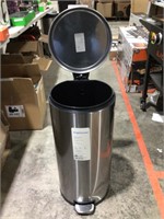 Bright room stainless steel trash can (dent)