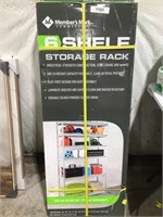 2 6 shelf storage racks (2Xbid)