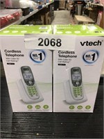 2 cordless vtech telephone