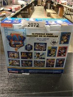 Paw patrol 12 puzzle pack