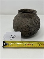Early Corrugated Pottery Jar