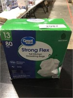 Great value strong flex mint scent trash bags