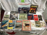Assorted Motorized craft books and pamphlets