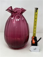 Large Cranberry Vase
