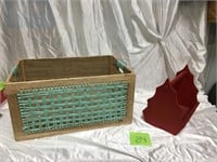Two Decorative Wooden Crates