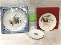 3 Vtg. Collector Plates 6 in. Opera House