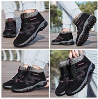 NEW $45 (9.5) Ankle Snow Boots- Black/Pink