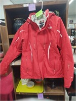 Womens Large Winter Red North Face Jacket