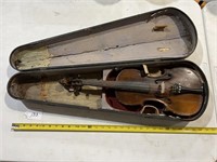 Violin in Wooden Case