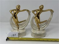 Pair of Pottery Figurines