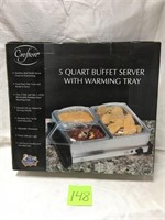 Crofton 5 Qt. Buffet Server with Warmer