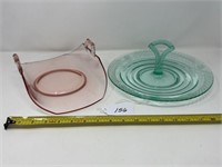 2 Pieces of Depression Glass