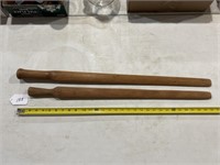 2 Wooden Paddles