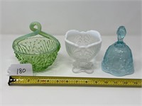 3 Pieces of Opalescent Glass