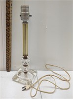 Vintage Leviton clear glass lamp