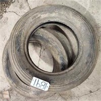 Pair of Used Tractor Tires (600x16, 500x16)
