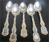Zadak Jewelry Co. Sterling Spoons, 5 pieces