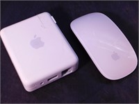 Apple Airport Express Base Station & Magic Mouse