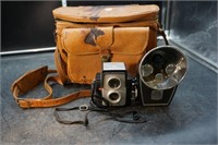 Kodak Brownie Starflex Camera w/ Flash & Bag