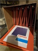 Lot of 6 1" Orange new binders