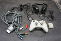 Xbox 360 Controller, Video Cable, PS RFU Adapter