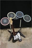 Rock Band Guitar & Drum Stand