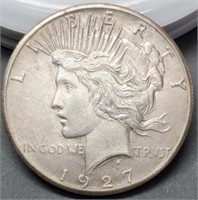 1927 Peace Silver Dollar MS61