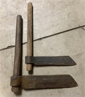lot of 2 Froe Tools